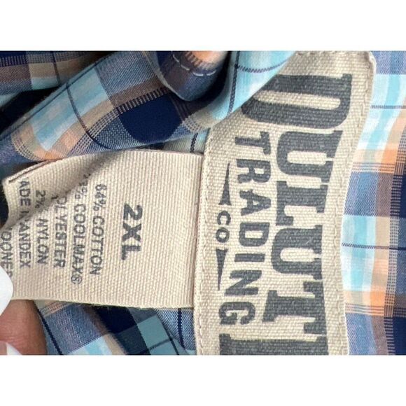 Duluth Relaxed Fit Plaid Long Sleeve Shirt Size 2XL - Picture 8 of 9